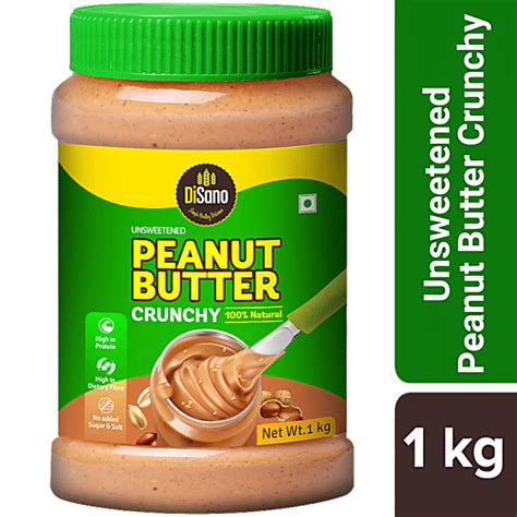 Buy Disano Unsweetened Crunchy Peanut Butter Online at Best Price of Rs ...