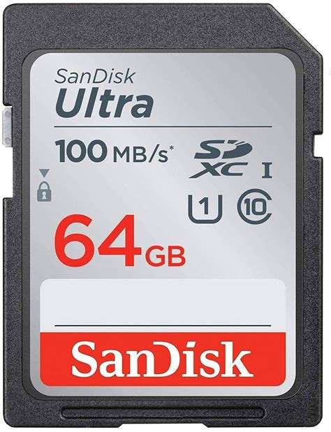Buy SanDisk Ultra 64GB SDXC UHS-I 100MB/s Memory Cards Online in India ...
