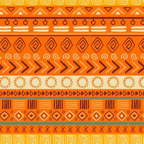 Flat african pattern | Free Vector
