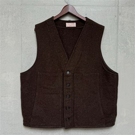 "FILSON GARMENT" MACKINAW WOOL VEST | Pigsty Harajuku