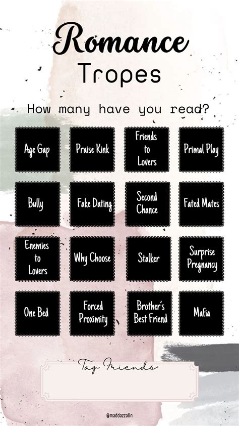 Romance Tropes | Book writing tips, Writing inspiration prompts ...