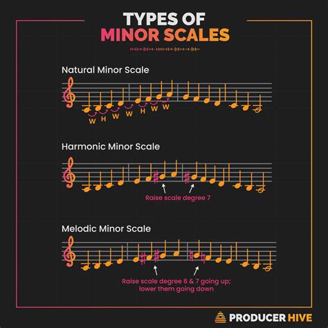 Types Of Minor Scales (Music Theory Simplified)