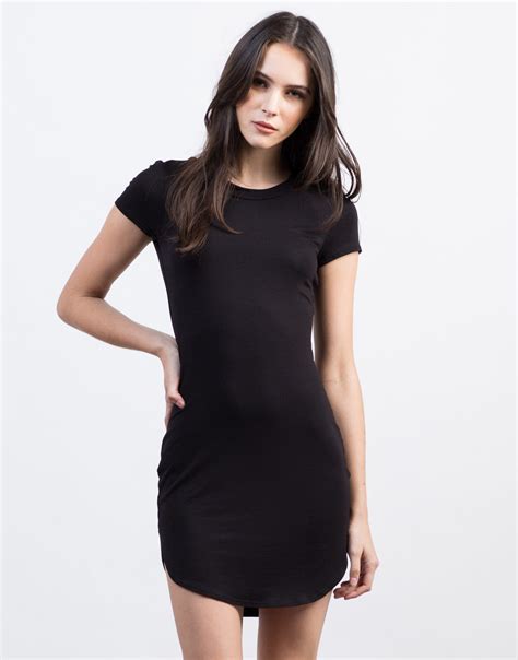 Mini T-Shirt Dress - Casual Dress - Bodycon Dress – 2020AVE