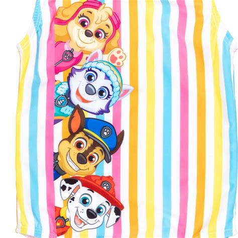 Paw Patrol One Piece Bathing Suit Rash Guard Tankini Top Bikini Bottom ...