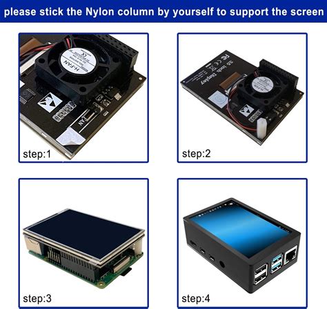 JUN-ELECTRON for Raspberry Pi 4 Touch Screen with Case, 3.5 inch India ...