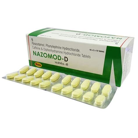 NAZOMOD-D Tablets Modron Healthcare