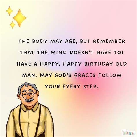 30 Best Happy Birthday Wishes for Old Man (with Images)