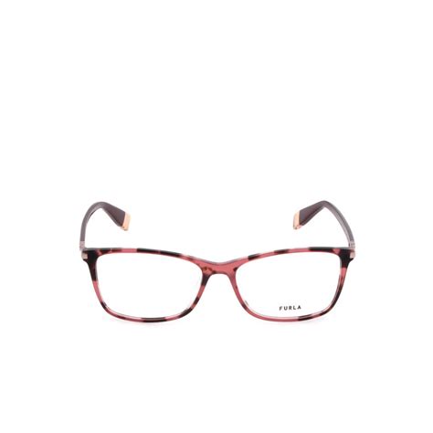 Buy Furla Women Bordeaux Acetate Eyeglass Frame (54) Online