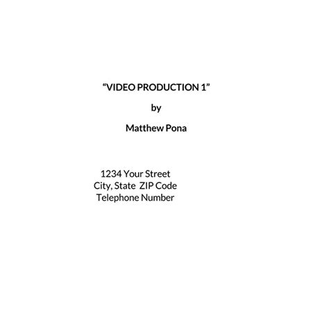 Image result for Screenplay Script