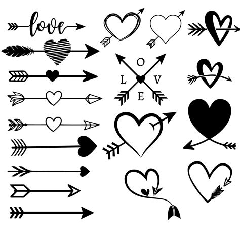Arrow SVG Bundle Arrow Cut File Arrow Clipart Boho Tribal - Etsy Canada