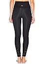 Beyond Yoga Knit Down High Waisted Legging in Jet Black | REVOLVE