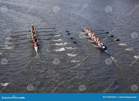 Canisius High School (R) and Saugatuck Rowing Club(L) Editorial Stock ...