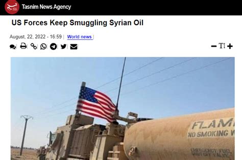 【世界说】外媒：美国在叙利亚疯狂偷油行径 加剧叙利亚人道主义灾难-荔枝网