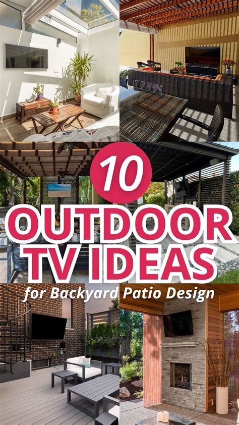10 outdoor tv ideas that will blow your mind – Artofit