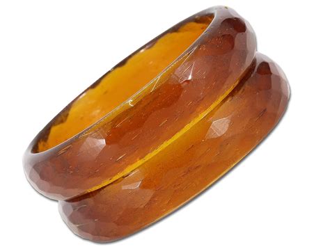 Buy NMII Glass with Diamond Shaped Glossy Finished Bangle/Kada Set For ...