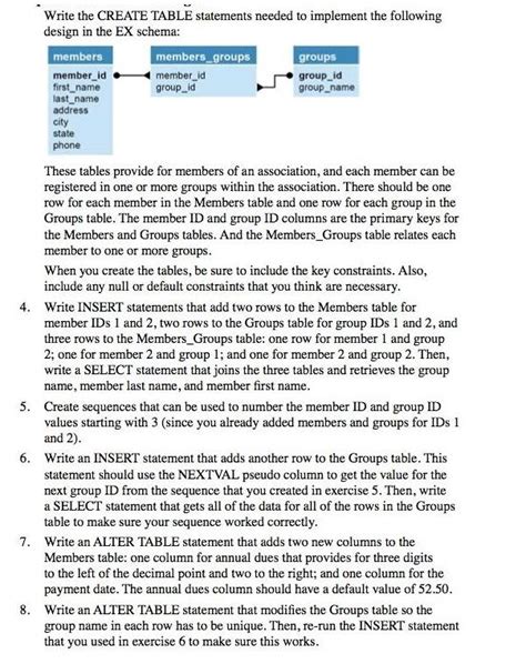 Image result for Create Table Statements