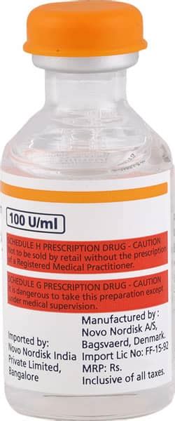 Novorapid 100 IU/ML Solution For Injection (10): Uses, Side Effects ...