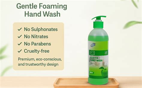 KMI Green Apple Handwash ? 500ml x 2 Pack | Moisturizing Liquid Hand ...