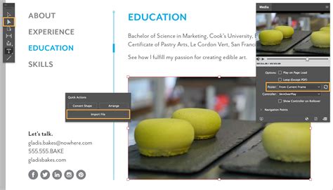 How to create an interactive resume