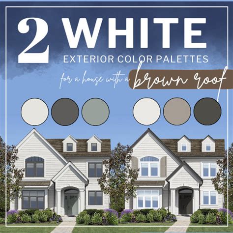 WHITE Exterior Paint Color Combinations - Modern Farmhouse - Custom ...