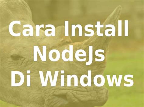 Install NodeJS Windows 的图像结果
