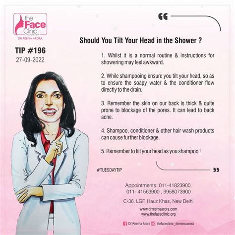 Should You Tilt Your Head in the Shower