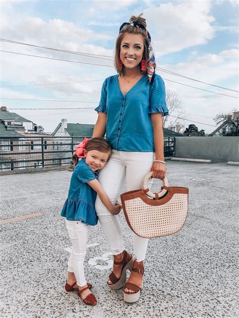 My Favorite Way to Style Chambray | Mommy daughter outfits, Matching ...