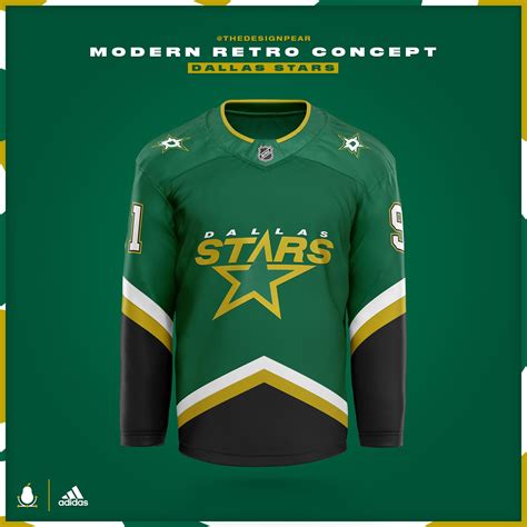 Dallas Stars Modern Retro Jersey Concept : DallasStars