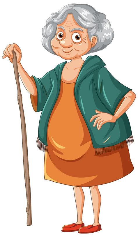 Old woman clip art Vectors - Download Free High-Quality Vectors from ...