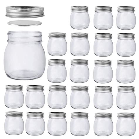 10 Oz Mason Jars 24 Pack 300ml Glass Canning Jars | Desertcart INDIA