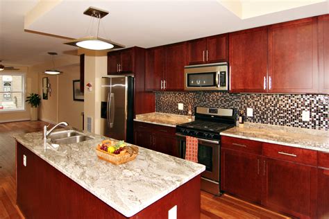 Cherry Wood Kitchen Cabinets Colors