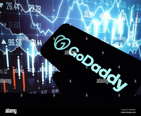 Konskie, Poland - February 09, 2024: GoDaddy Inc company logo displayed on mobile phone Stock ...