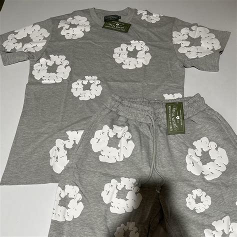 Denim tears shorts and shirt size med - Depop