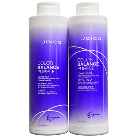 Joico Color Balance Purple Shampoo & Conditioner 33.8 oz Duo for ...