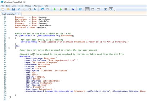Image result for Create New User PowerShell Script