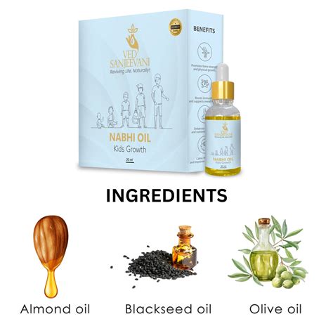 Kids Growth Nabhi Oil – Natural Growth & Development Aid – Ved Sanjeevani
