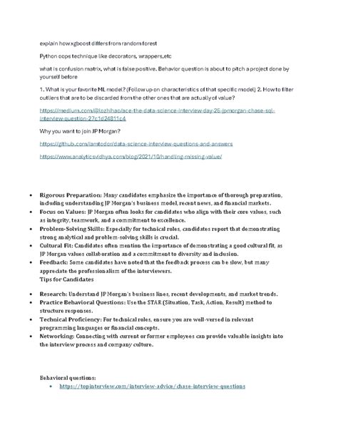 ML notes for interviews - explain how xgboost differs from random ...