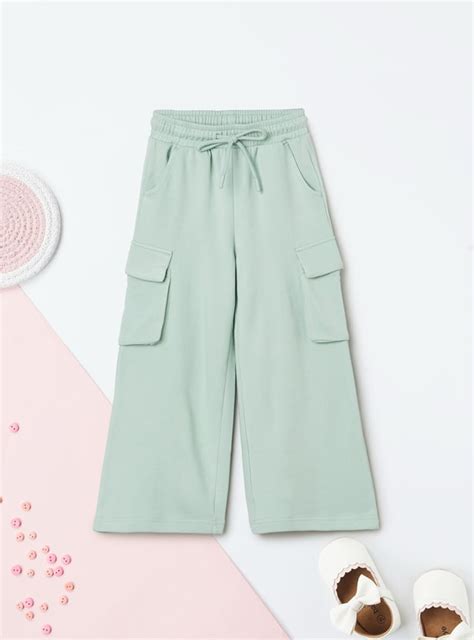 Buy Girls Solid Cargo Track Pants - Pack of 2 Online at just Rs. 998.0 ...
