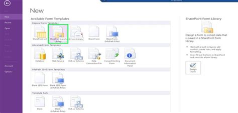 Image result for Use InfoPath to Create Forms Docs