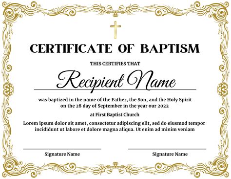Baptism Certificate Catholic - prntbl.concejomunicipaldechinu.gov.co