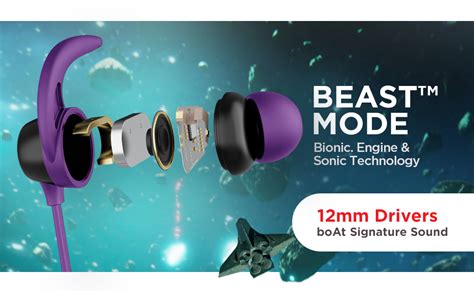 boAt Rockerz 255 Neo in-Ear Bluetooth Neckband with Mic with ENx Tech ...