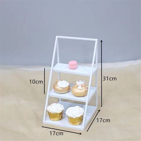 Dessert Table Decor Set Tray Display Rack Wrought Iron Cake A 2022新発