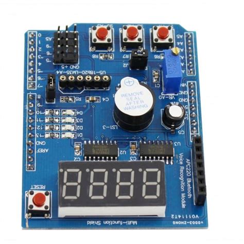 Multifunction Shield For Arduino Uno / Leonardo – Indian Hobby Center