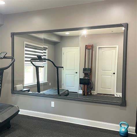 DIY $20 Oversized Gym Mirror Frame – Petite Glimmers
