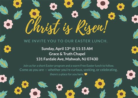 Easter Celebration and Lunch, 131 Fardale Avenue, Mahwah, NJ, United ...