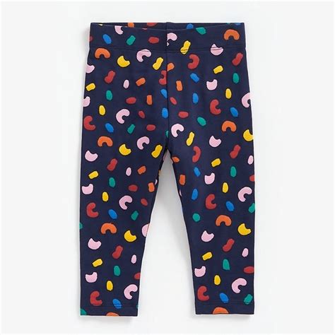 Buy Girls Leggings Printed - Navy Online at Best Price | Mothercare India