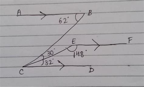 In the given figure, prove that AB II EF. - Brainly.in