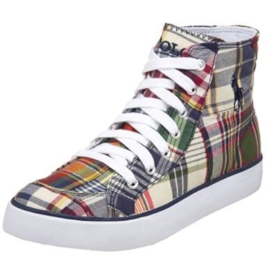 Polo Ralph Lauren Little Kid/Big Kid Brisbane Hi 91698 Sneaker,Navy,2 M ...