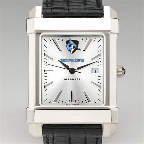 Johns Hopkins Men's Collegiate Watch with Leather Strap | M.LaHart & Co.
