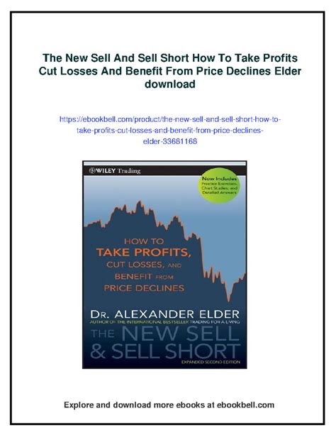 The New Sell and Sell Short: Profit Strategies & Loss Management - Studocu
